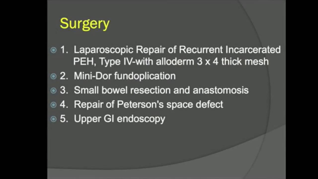 Emergent laparoscopic recurrent paraesophageal hernia repair after a ...