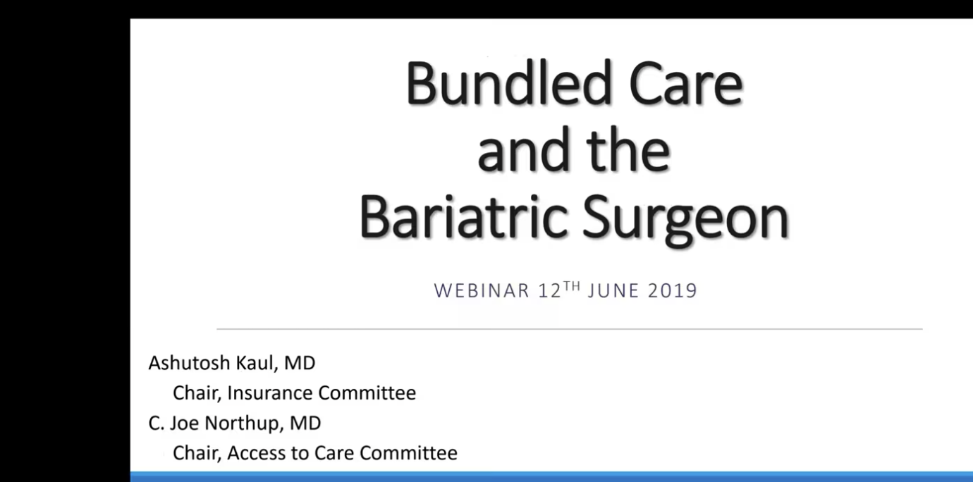 Bundled Care & Bariatric Surgery - American Society For Metabolic And ...